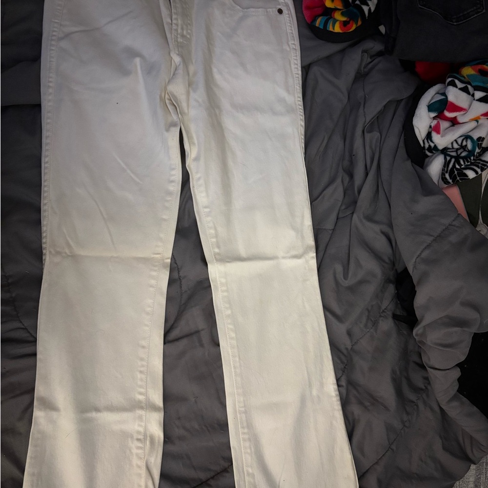 Pepe Jeans Women's Straight Leg White Jeans